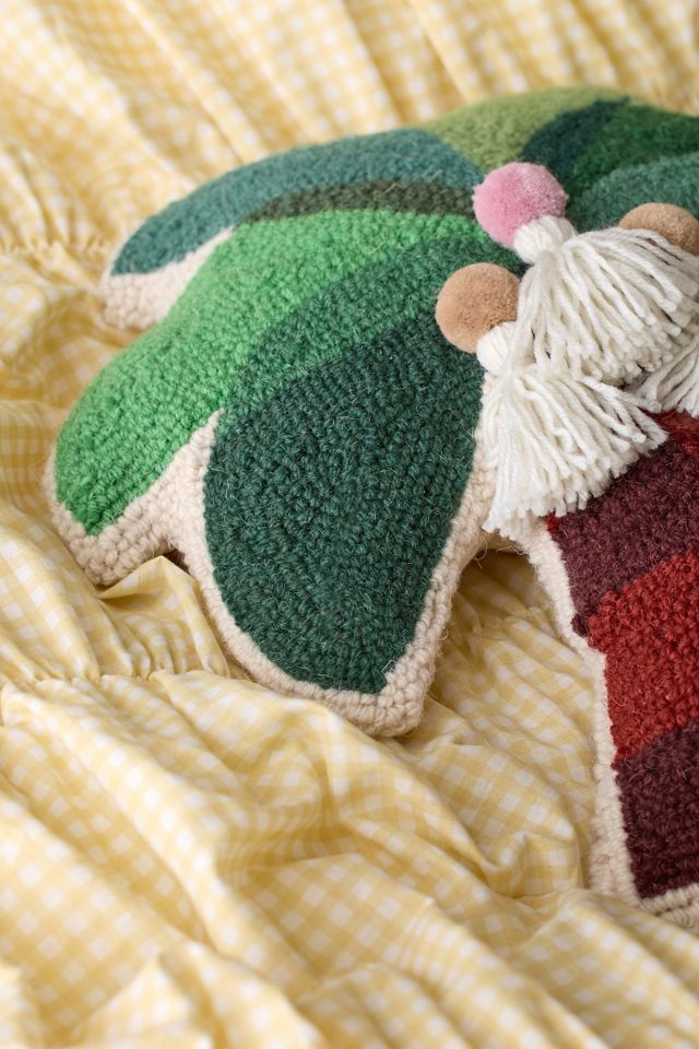 Palmita Pom Tassels Hook Throw Pillow #1