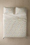 Floral Wallpaper Quilt Set