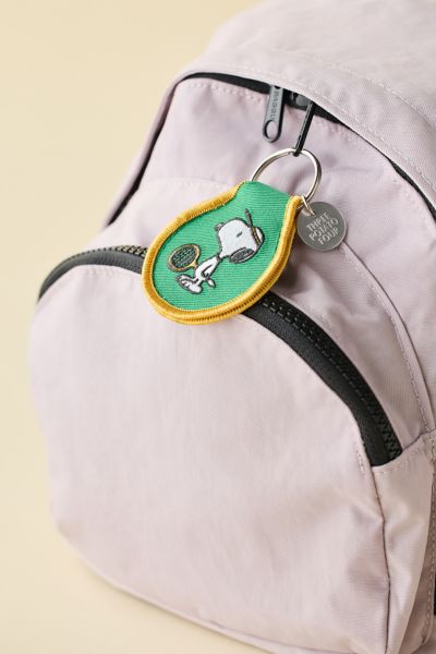 Three Potato Four X Peanuts Snoopy Tennis Patch Embroidered Keychain