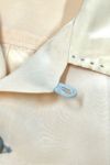 Vintage 1950's Delmonico Satin Selvedge Loop Collar Shirt