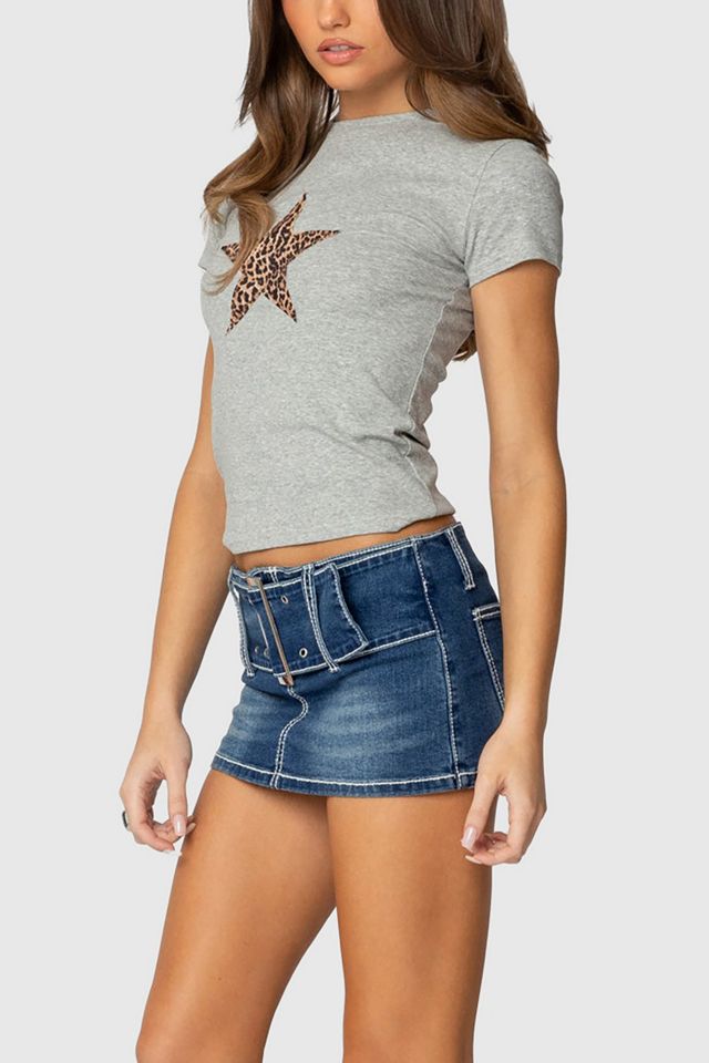 Edikted Payson Wide Belted Mini Skort #2