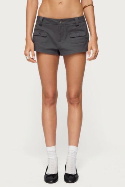 Edikted Terra Cargo Micro Shorts Product Page