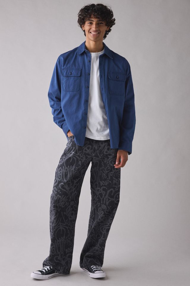 BDG Nitro Graffiti Print Baggy Fit Jean #2