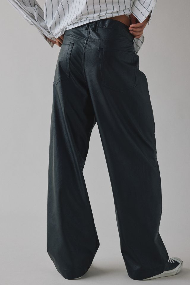 BDG Nitro Baggy Faux Leather Pant #1