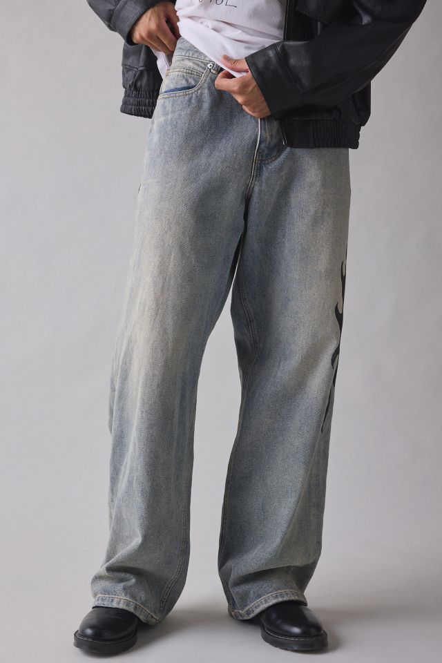 BDG Nitro Rave Flame Baggy Fit Jean #1