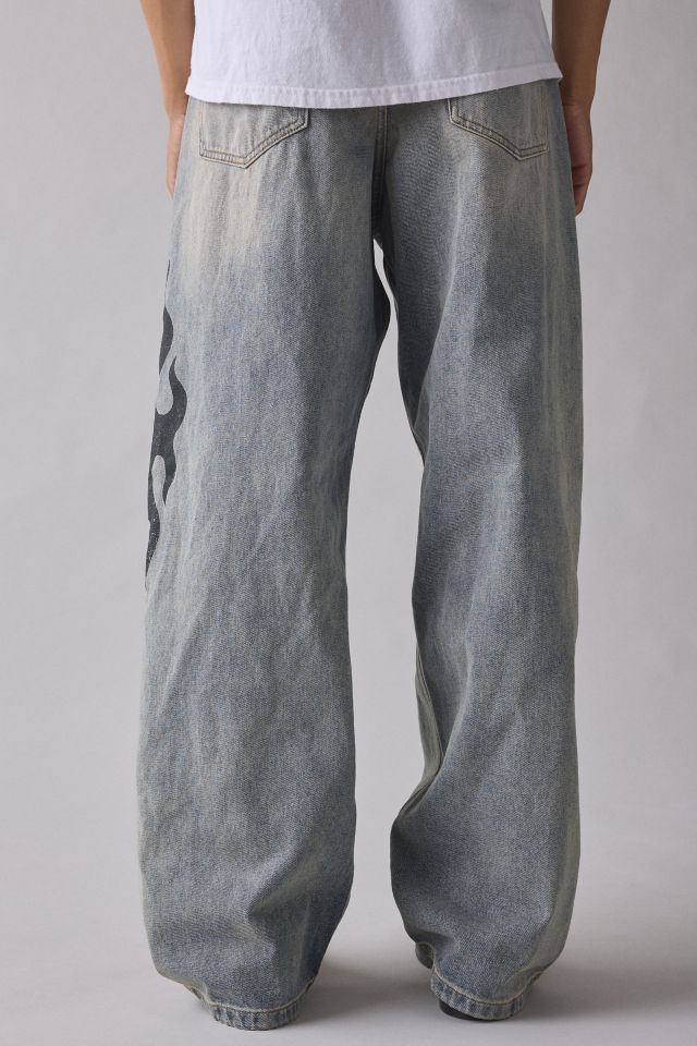 BDG Nitro Rave Flame Baggy Fit Jean #2