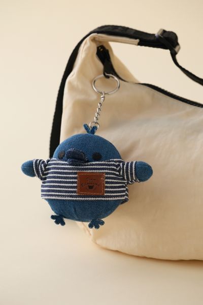 Rilakkuma San-X Original Kiiroitori In Denim Series Plushie Keychain