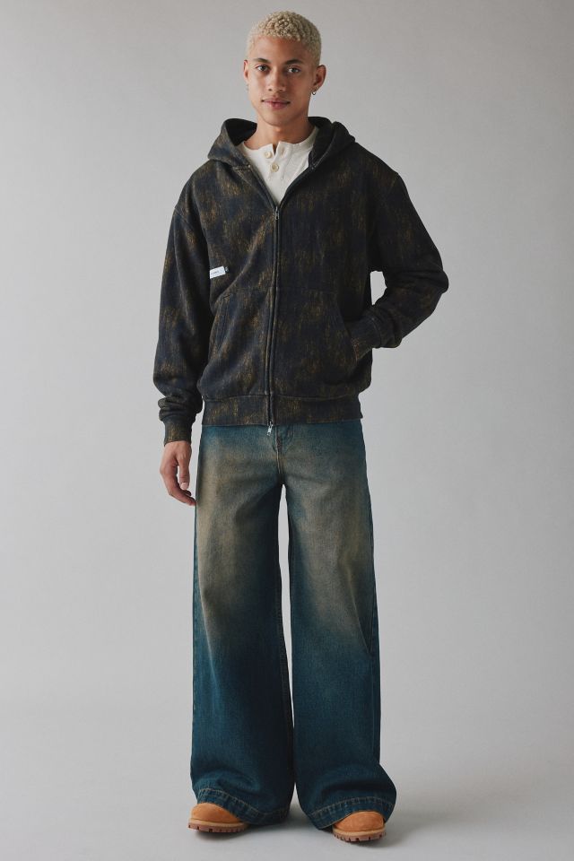 Students Golf Bushill Camo Hooded Zip-Up Sweatshirt #2