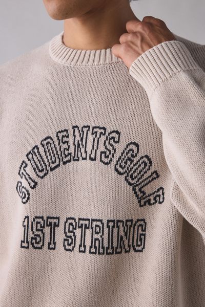 Students Golf 1st String Knit Crew Neck Sweater