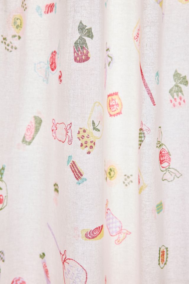 Candies Patterned Shower Curtain #1