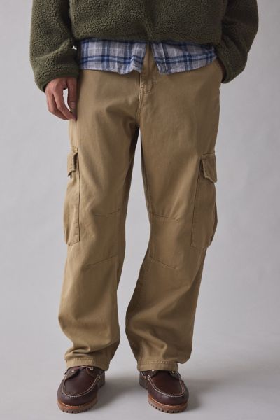 Bdg Jacob Twill Cargo Pant In Tan, Men's At Urban Outfitters In Brown