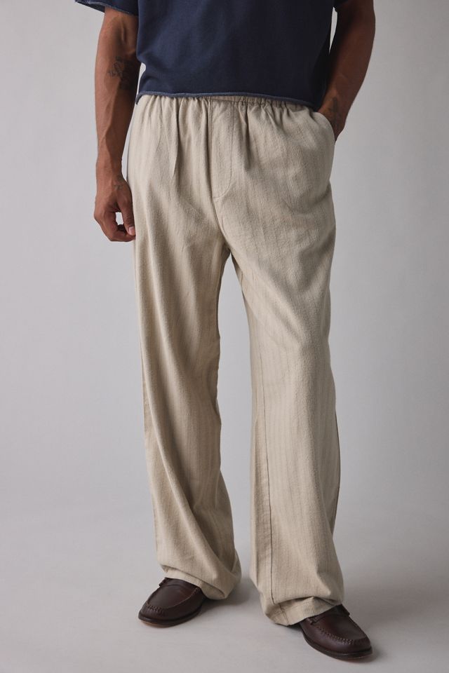 UO Preston Wooly Stripe Pull-On Pants #1