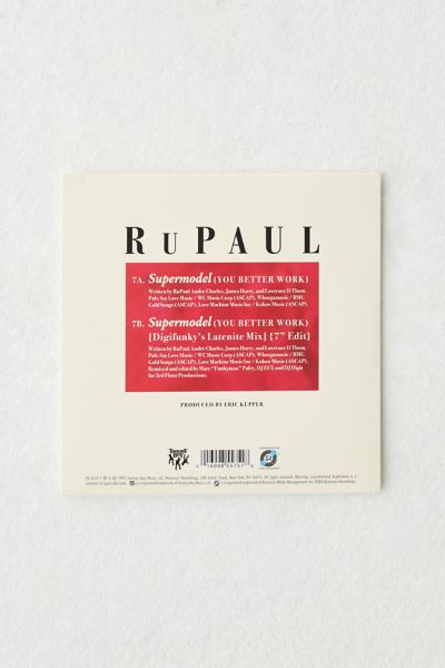 RuPaul - Supermodel (You Better Work) UO Exclusive 7-inch Single