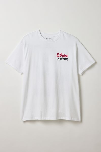Urban Outfitters La Biere Phenix Graphic Tee In White, Men's At  In White