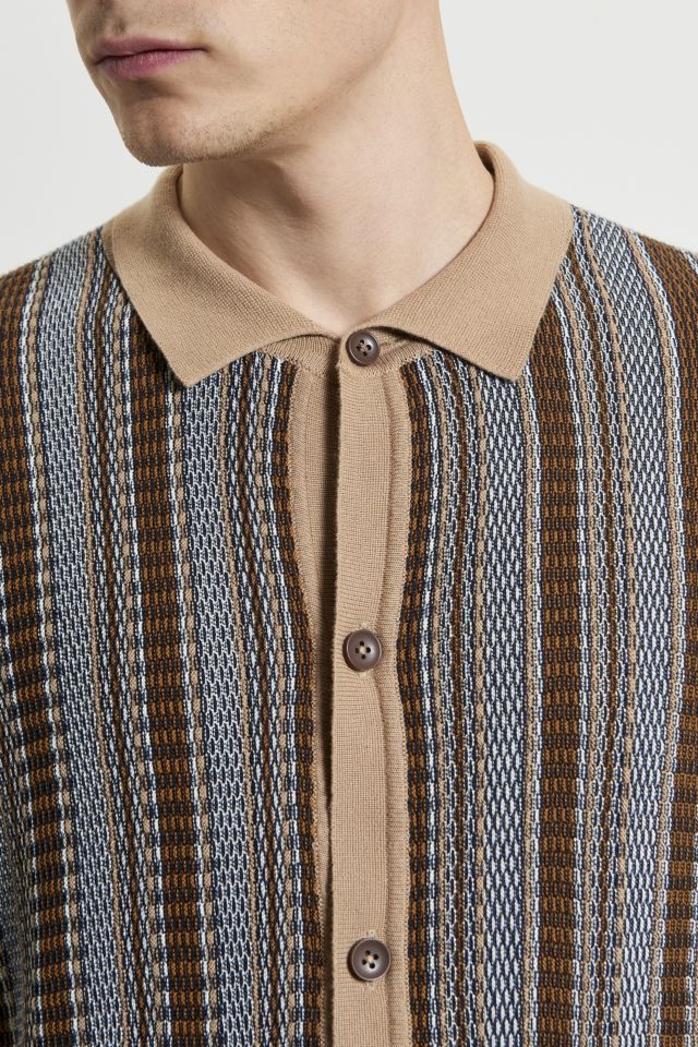 Ben Sherman Textured Stripe Knit Shirt #2