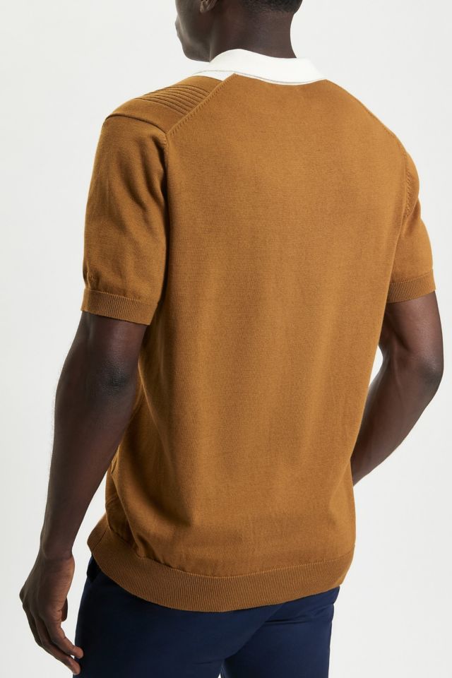 Ben Sherman Textured Block Stripe Polo Shirt #2