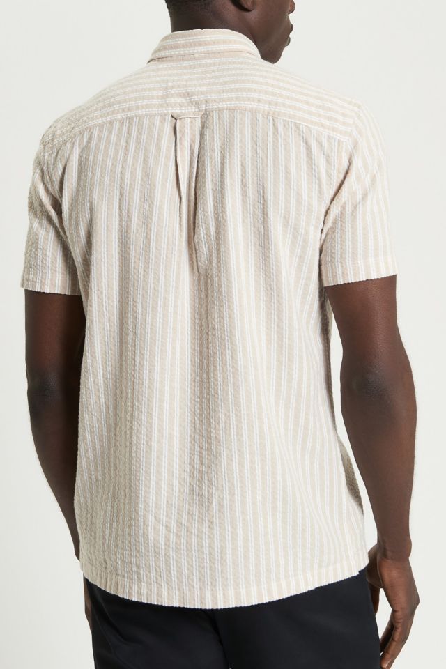 Ben Sherman Seersucker Striped Button Down Shirt #2