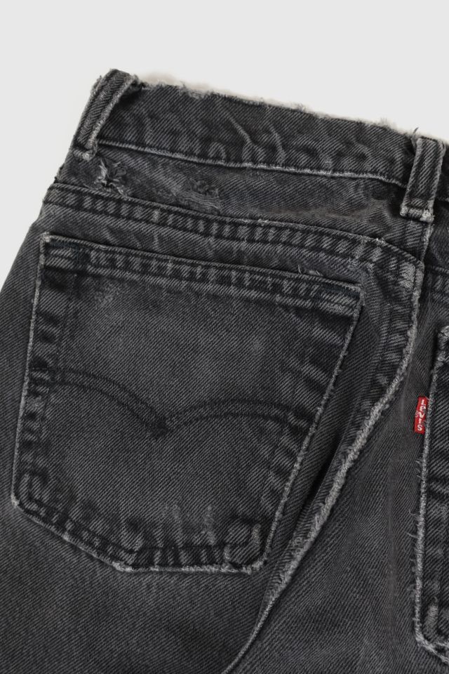 Vintage Distressed Levi's® Straight Fit Jeans #4