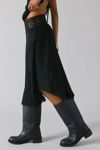 Kimchi Blue Ethereal Lace Trim Semi-Sheer Mesh Midi Skirt