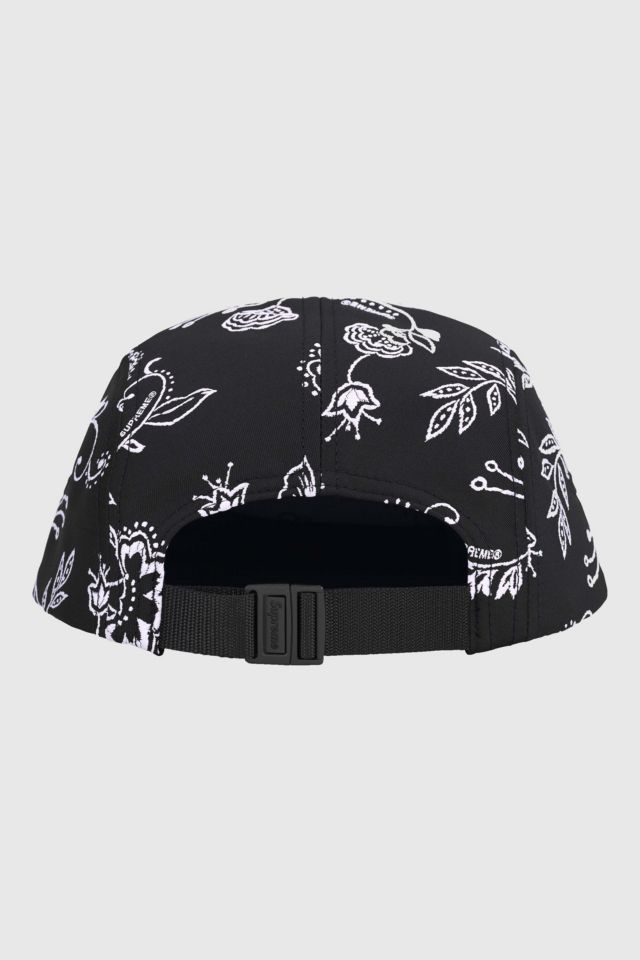 帽子 supreme Floral Jacquard Camp Cap Black Buy Supreme Cities Jacquard Boonie 'Black' - SS25H67 BLACK