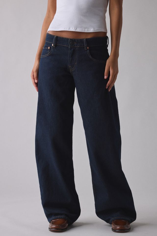 Motel Parallel Rinse Low-Rise Loose Jean