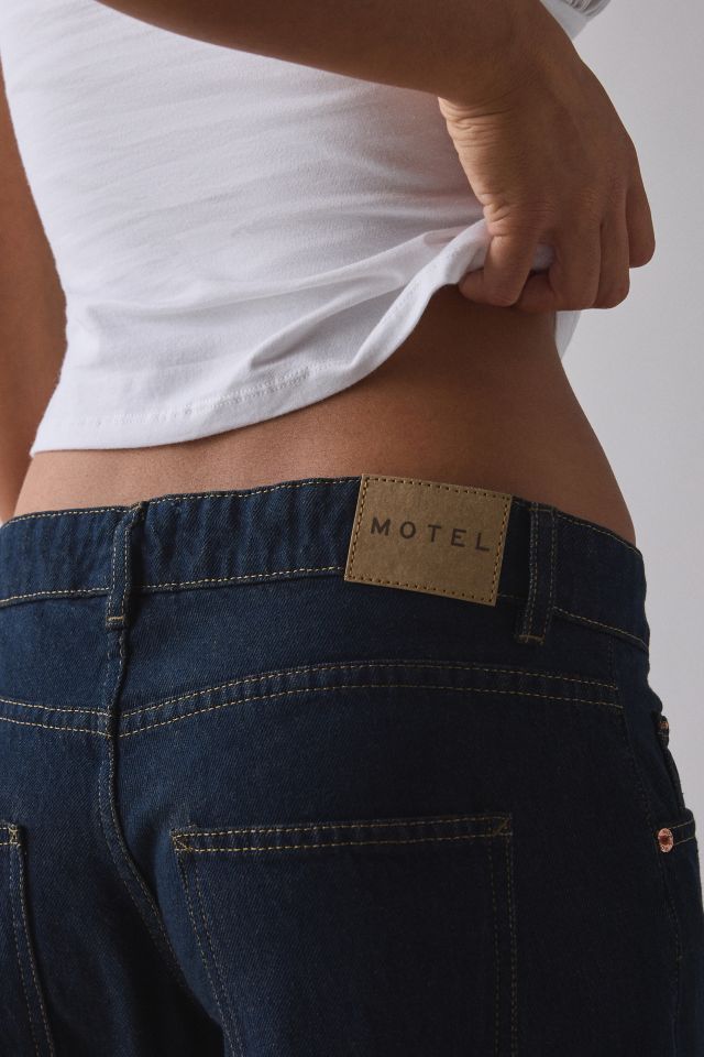 Motel Parallel Rinse Low-Rise Loose Jean