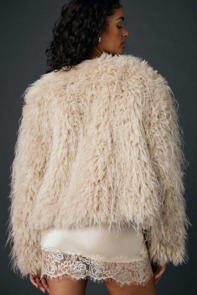 Kimchi Blue Melissa Cropped Faux Fur Jacket #3