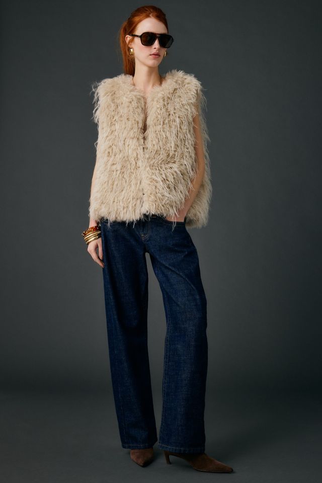 Kimchi Blue Nakita Oversized Faux Fur Vest #1