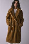 UO Scottie Oversized Long Faux Fur Coat