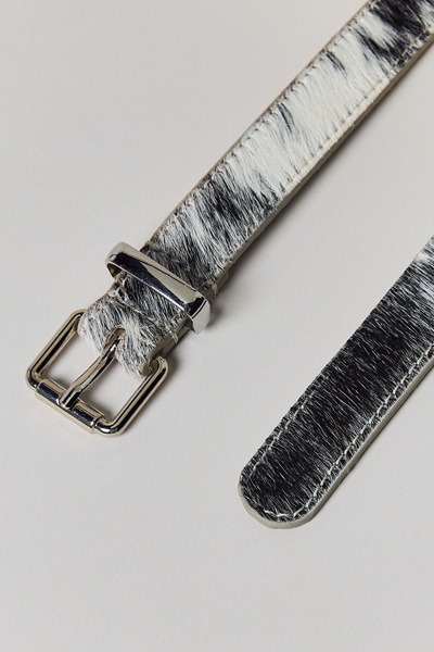 Classic Skinny Animal Print Belt