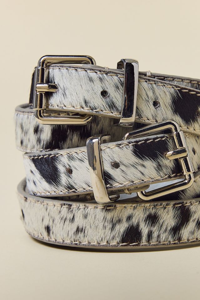 Classic Skinny Animal Print Belt #1