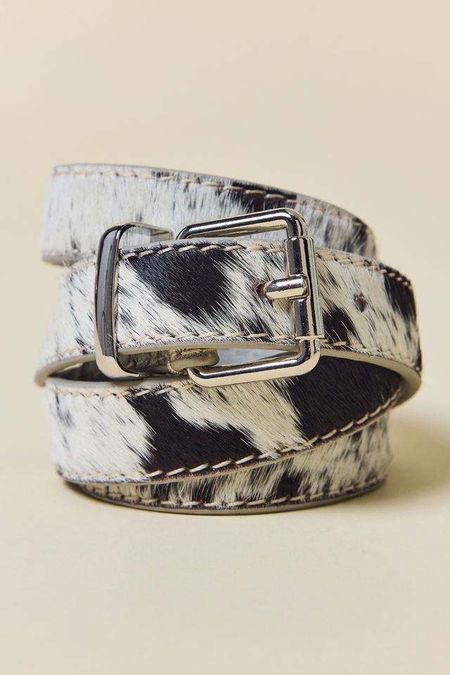 Classic Skinny Animal Print Belt #4
