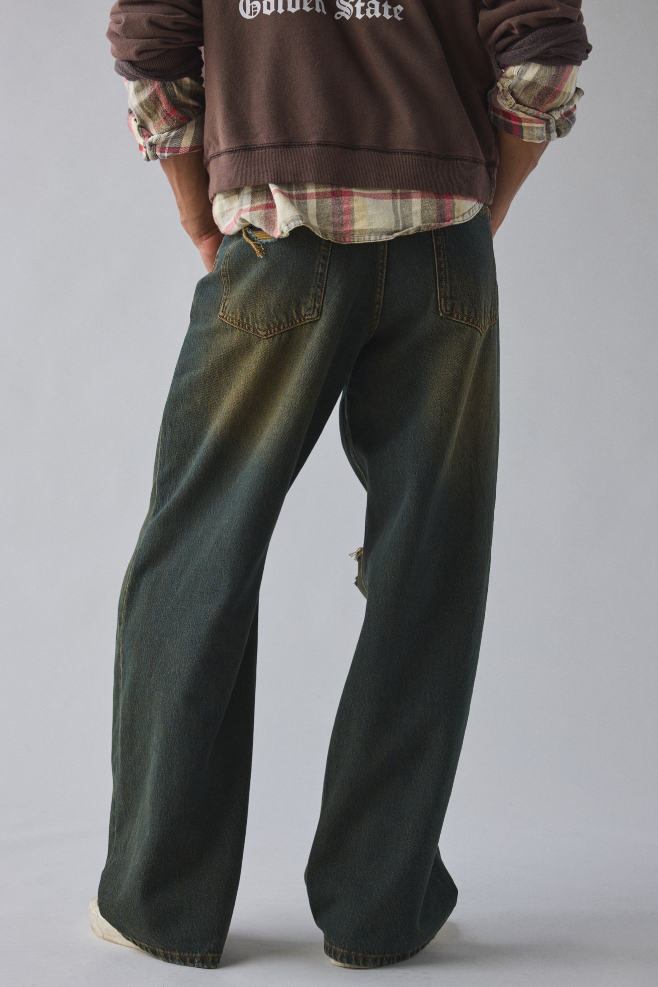 BDG Nitro Destructed Baggy Fit Jean