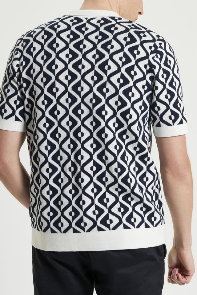 Ben Sherman Tile Jacquard Resort Shirt #1