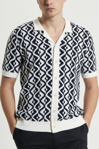 Ben Sherman Tile Jacquard Resort Shirt