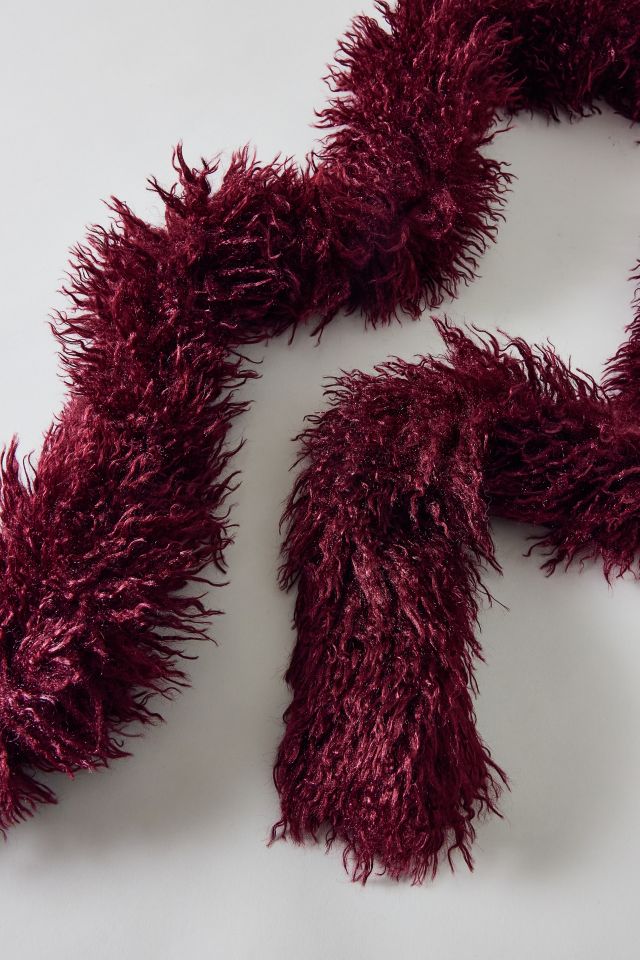 Shaggy Faux Fur Scarf #2