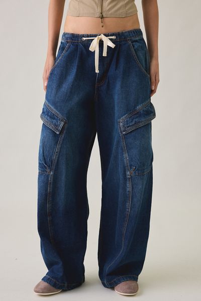Jeans cargo BDG Station Cocoon à jambe baril ample