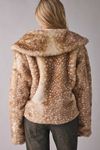 Daisy Street Fawn Faux Fur Cropped Jacket
