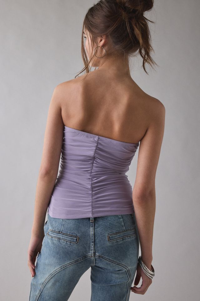 UO Evie Ruched Cutout Tube Top #2