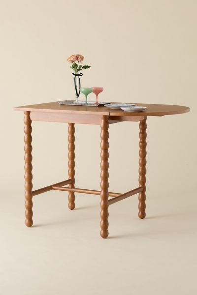 Willow Wood Extendable Counter-Height Dining Table