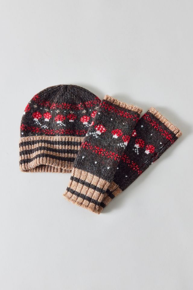 Tuque à motif de champignon #1