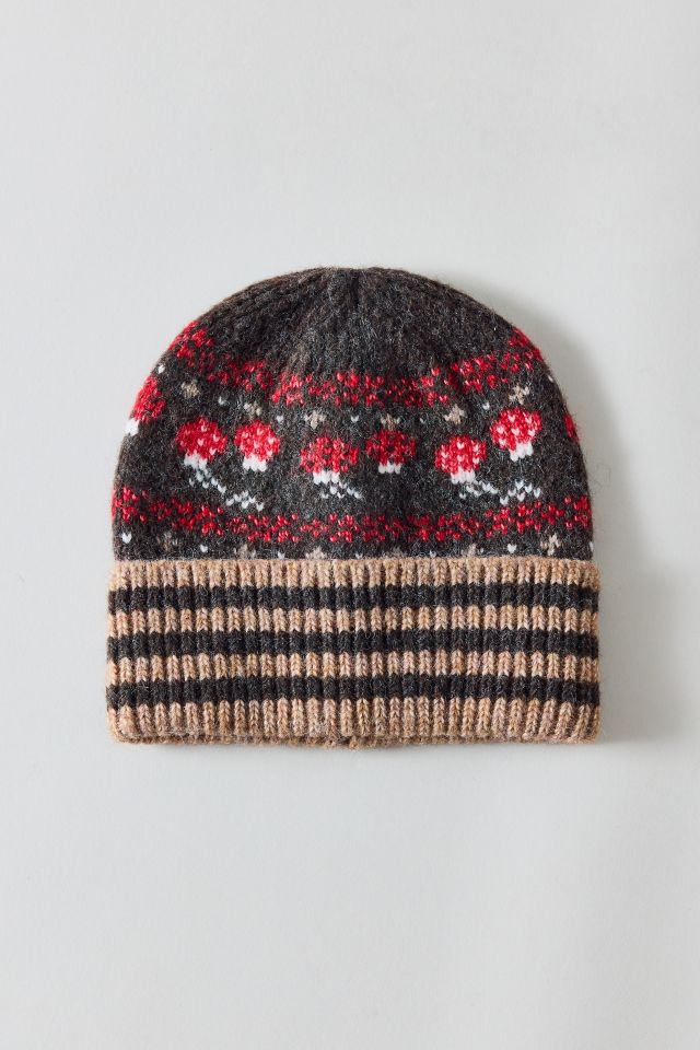 Tuque à motif de champignon #2