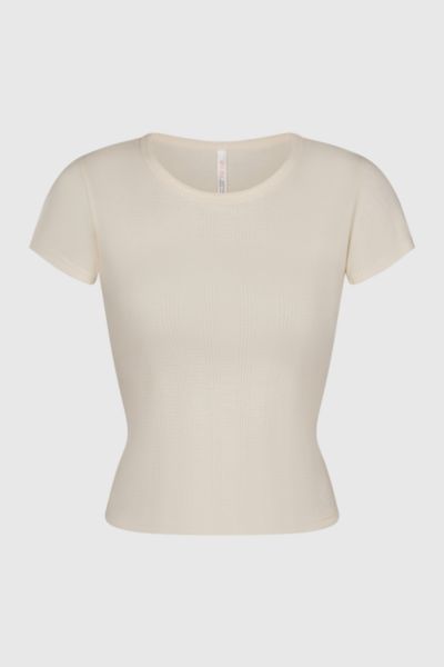 Rat Boi Perfect T-shirt Top In Gossamer Pointelle, Women's At Urban Outfitters