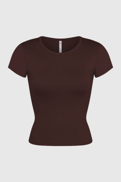 Rat Boi Perfect T-shirt Top In Mocha, Women's At Urban Outfitters