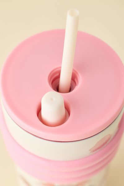 POP MART Peach Riot Rush Hour Series Straw Tumbler Cup