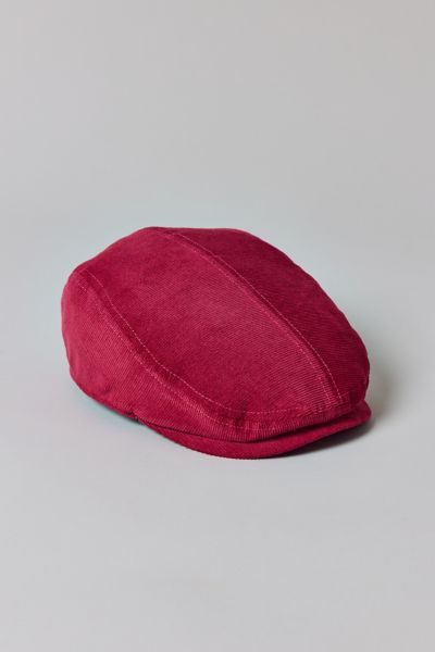 Urban Outfitters Corduroy Newsboy Hat In Maroon, Women's At  In Burgundy