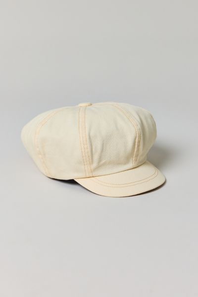 Urban Outfitters Cotton Knit Baker Hat In Ivory, Women's At  In Neutral