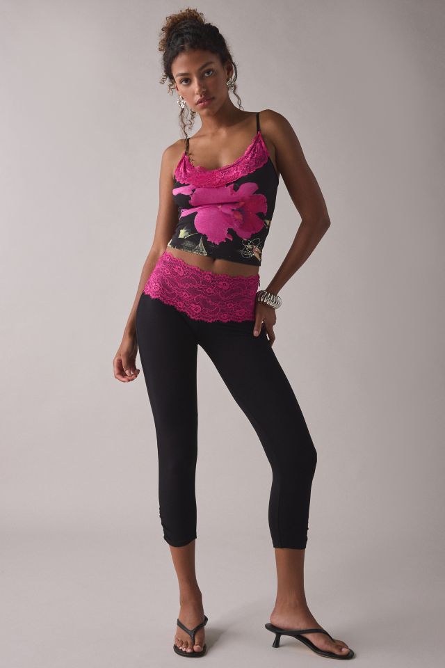 I.AM.GIA Adella Lace Trim Capri Pant #2