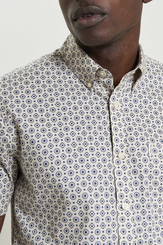 Ben Sherman Block Geo Button Down Shirt #1