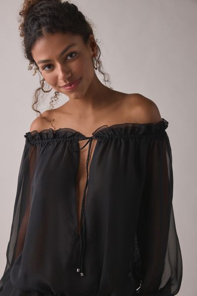 I.AM.GIA Jazmin Ruffle Chiffon Playsuit